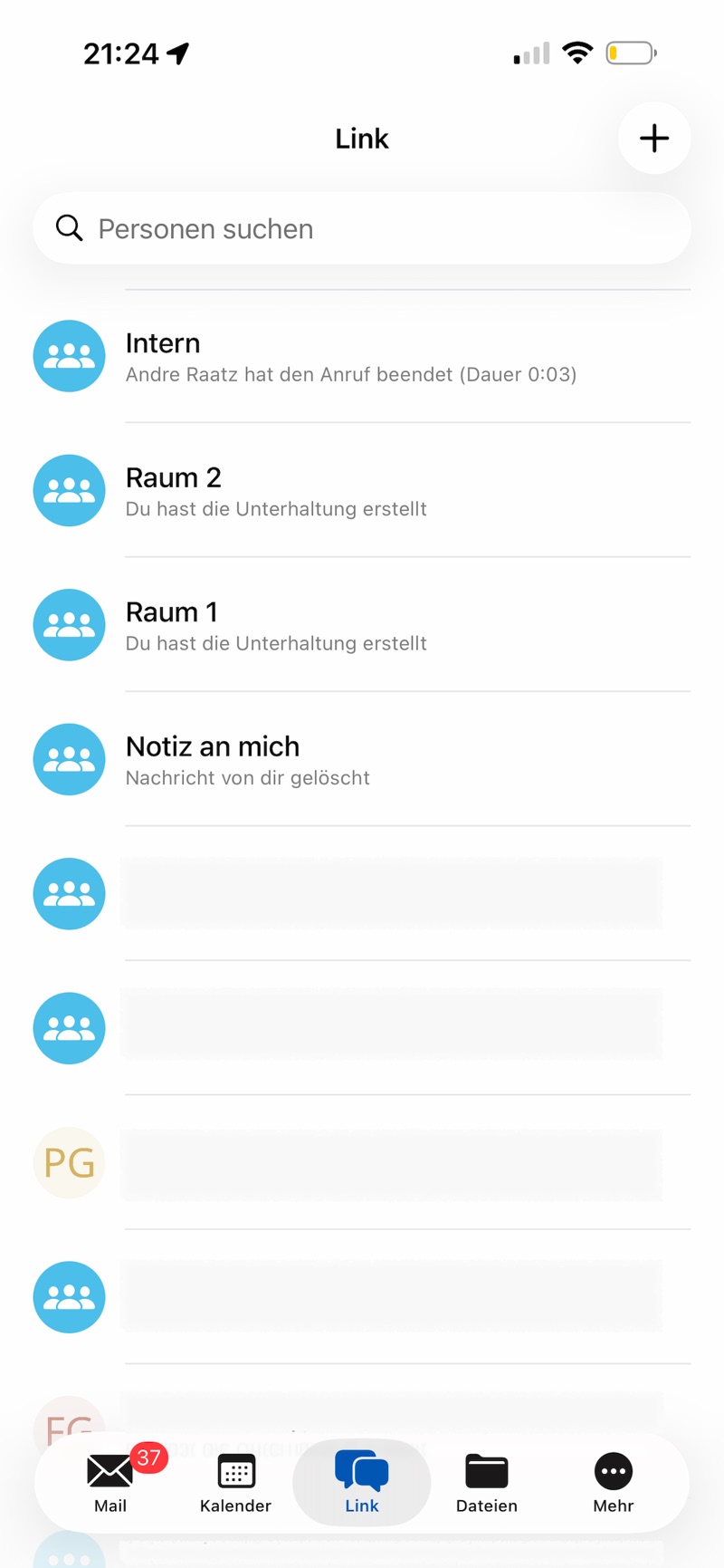 Souvera Workspace App auf iOS (App Store Screenshot)