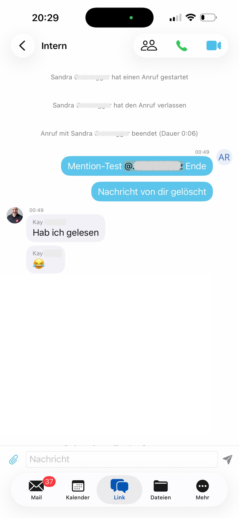 Souvera Workspace App auf iOS (App Store Screenshot)
